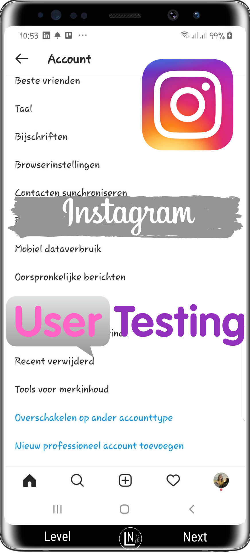Instagram gebruikers test berichten beheer